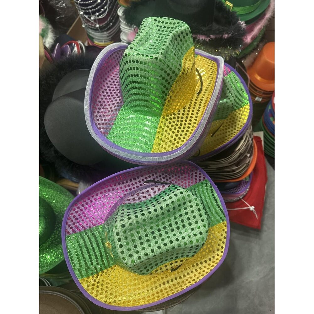 5153 7 Pcs Mardi Gras Costumes Include 1 Mardi Gras Hat And 6
